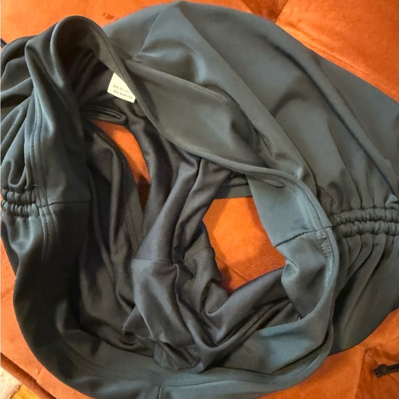 Black Side Tie Swim Shorts - Picture 7 of 9